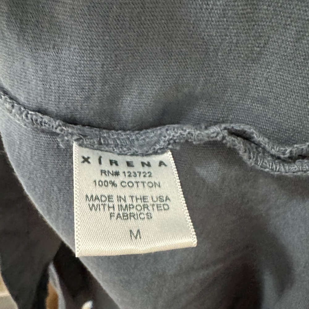 XiRENA Navy Split-Neck Button Down Blouse - image 6